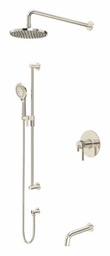 [2616825] Authentica Shower System with Wall Arm Rainshower
