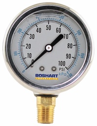 [6649913] PG25-100-GNL - 'No Lead 2.5"Liq 1/4"Lm 0-100'