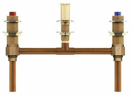 [5920791] Rough-In For 3-Hole Roman Tub Faucet (Copper Connections)