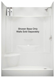 [6450220] KDS 3060 LH Drain Pinned Shower Base with RH Seat