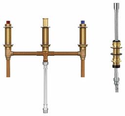 [5920799] Rough-In For 4-Hole Roman Tub Faucet (Copper Connections)