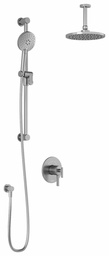 [3742614] RoundOne TCD1 Thermostatic Coaxial Shower System with Vertical Ceiling Arm