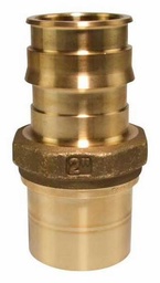 [1818085] ProPEX LF Brass Copper Press Fitting Adapter, 2" PEX x 2" Copper