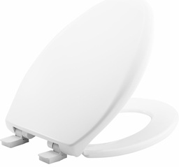 [2000600] Elongated Plastic Whisper Close Toilet Seat