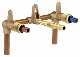 [5920815] Rough-In For M-Pact Two-Handle Wallmount Bathroom Faucet (Copper Connections)