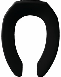 [2009022] Elongated Commercial Plastic Open Front Toilet Seat less Cover