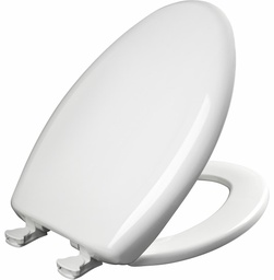[2000602] Elongated Easy-Clean Plastic Toilet Seat with STA-TITE Seat Fastening System