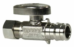 [1819853] ProPEX LF Brass Connector, 1/2" PEX x 3/8" O.D. (straight adapter)