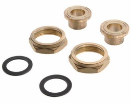 [1496225] 3/4" NPT Bronze Union Sweat Fitting Set