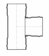 [7692190] GASKETED SWR TEE 12x12x12 GGG