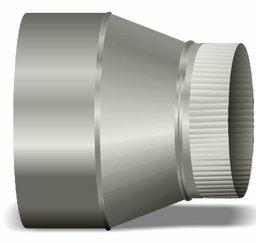 [5645192] 12"-8" Pipe Reducer on Center 3" Long 26ga