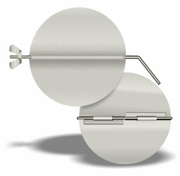 [5640396] 4" Commercial Pipe Damper 24ga