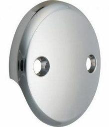 [5455135] WST & OVRFLW PLATE-2 HOLE-CHRM