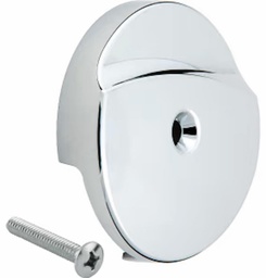 [5455138] 1-Hole Waste & Overflow Plate with Screw