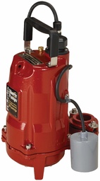 [1584430] 6/10 HP 1-Phase 208-230V Mid Range Effluent Pump Auto with 25' Cord