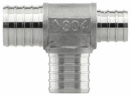 [7901382] SSPEX-T100710 - '1" x 3/4" x 1" 304SS Crimp PEX Tee - F1807'