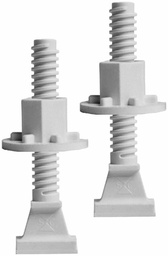 [5156100] Plastic Closet Bolt Set per Pair