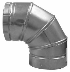 [5610810] 5" Double Wall 90 Degree Elbow 590EL