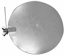 [5626010] 7" Pipe Damper Single Stem 26ga