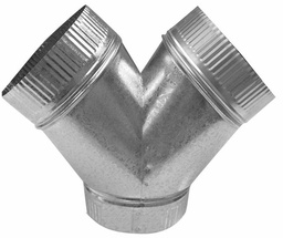 [5624500] 6" x 6" x 6" Pant Wye 28ga Small End