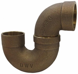 [7269048] 1-1/4 DWV CENTRE SET P-TRAP LESS CLEAN-OUT AND THRD