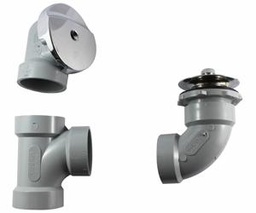 [7590025] PVC Lift & Turn Waste & Overflow Convertible Kit