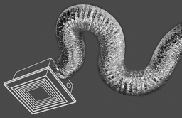 [7761350] 10" X 25' Flexible Aluminum Foil Duct