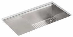 [2962685] Stages 33" 1 Bowl Undermount Workstation Kitchen Sink with Wet Surface Area