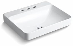 [2907652] Vox Rectangle Widespread Bathroom Vessel Sink