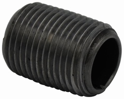 [7432275] 3 X CLOSE STD BLACK STEEL NIPPLE