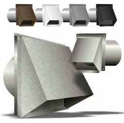 [5643648] 4" Fresh Air Intake Projection Hood Black