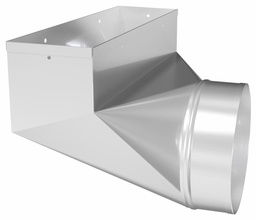 [5644648] 7" x 3" x 10" Right Angle Boot with Safety Hem