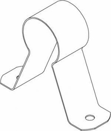 [3805090] 1-1/2 CPVC GALVANIZED STAND OFF #076