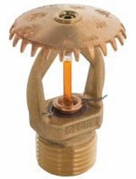 [6677033] 1/2" Quick Response 155F K5.6 Upright Sprinkler Head Brass with V9 Coupling FireLock V2704