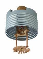 [6677693] 1/2" Quick Response 155F K4.9 Concealed Pendent Brass FireLock V4906