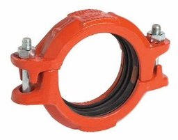 [6661720] 6" Grooved Transition Coupling AWWA Ductile Iron Style 307